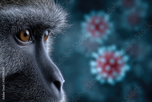 Monkey with Biometric Device
