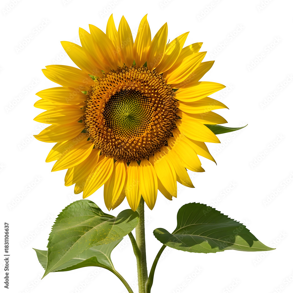 Fototapeta premium Radiant sunflower blossom against a dark backdrop capturing summer s golden beauty