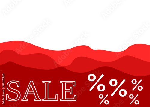 Sale red vector banner background
Vector abstract background