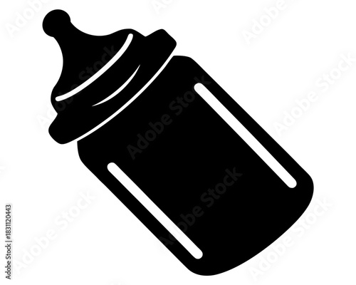feeding bottle silhouette vector,feeding bottle icon