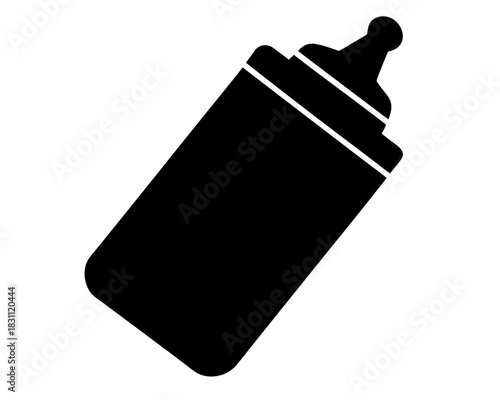 feeding bottle silhouette vector,feeding bottle icon
