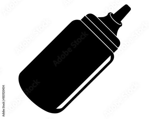 feeding bottle silhouette vector,feeding bottle icon