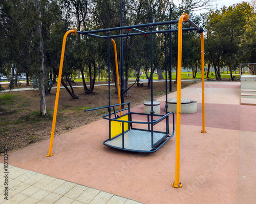 Swings for wheelchair users those with disabilities