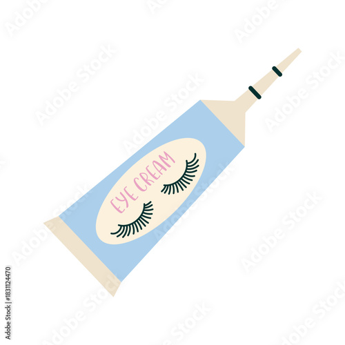 Beauty cosmetic, pink makeup, sleep mask, nail polish, eyelash curler, sunscreen, lipstick, mascara, sheet mask, moisturizer cream, eye color palette, makeup brush