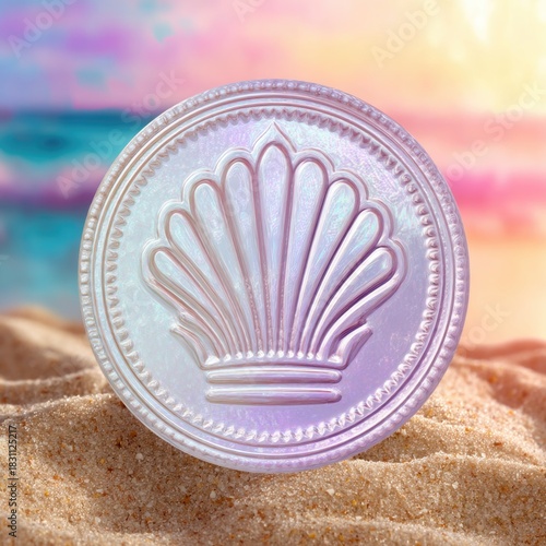 Beach Shell Coin