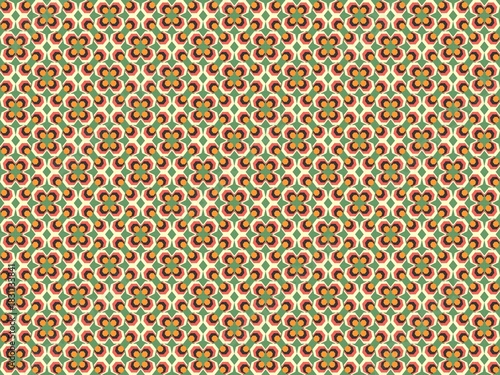 Wallpaper Mural Background with hexagonal geometric shapes in black, orange, yellow and green Torontodigital.ca