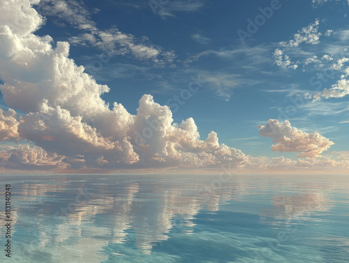 Blue ocean background