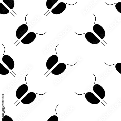 prostatitis seamless pattern isolated on transparent background.
