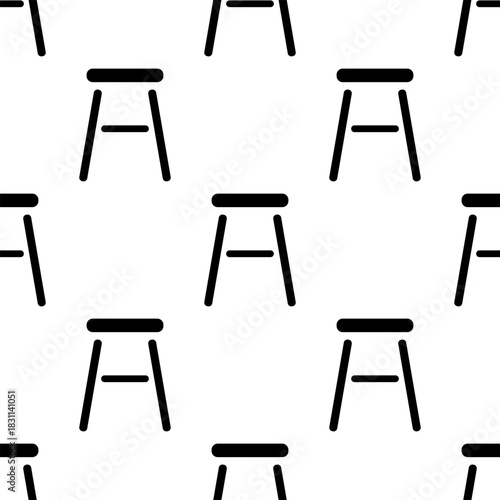 seat seamless pattern isolated on transparent background.