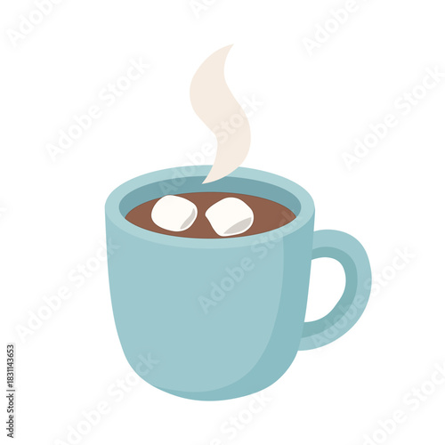 Hot Chocolate Mug Icon – Cozy Winter Drink