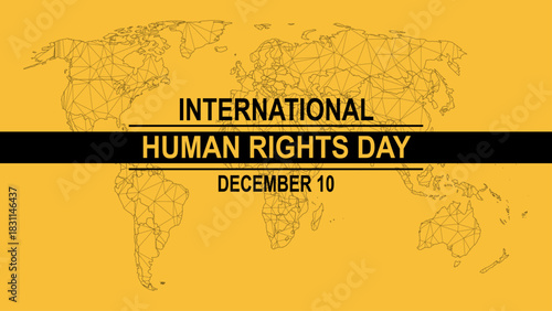 International Human Rights Day Banner Global Solidarity