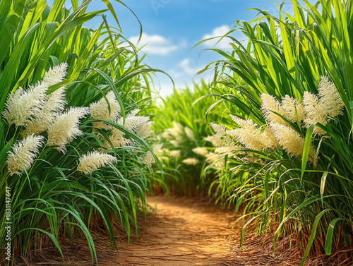 Sugar farm field