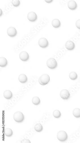 White dots pattern on a smooth surface in minimalistic style  