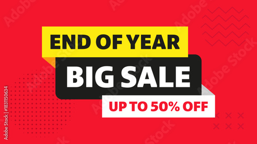 End of Year Big Sale Banner