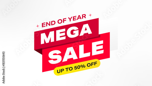 End of Year Mega Sale Banner