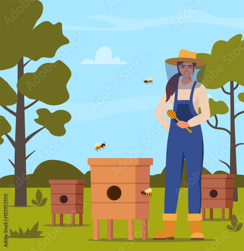 HoneyBeeWoman-06.eps