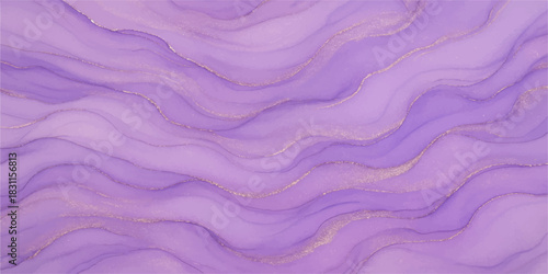Purple silk fabric background featuring a soft light wave pattern and rich textile texture for elegant design art