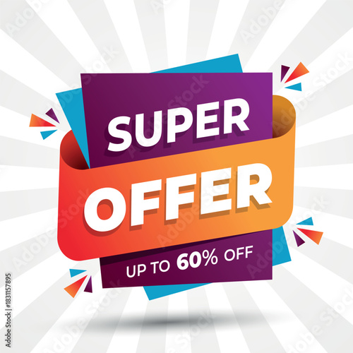 Super Offer Sale Promotion with Limited Stock Discount
