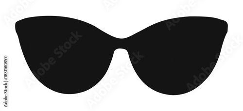 A black glass and frame design