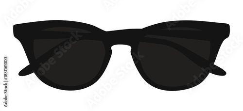 A black glass and frame design