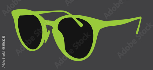 Beautifully designed colored glasses