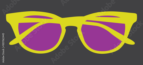 Beautifully arranged on a glasses background