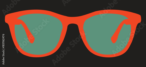 Beautifully arranged on a glasses background