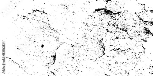 Old distressed vector background with scratches dust. Distressed black grain texture distress overlay. White, black dust overlay distress grungy grain, noise effect paint wall.	