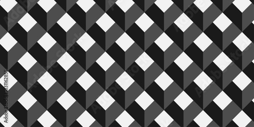 Illustration decoration colorful seamless material pattern square design.	