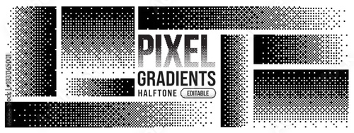 Dither bit pixel for background pattern square and art effect fade. 8 matrix rectangle for chart burst dissolve and geometric texture design. Dither digital light for bit caption explosion.