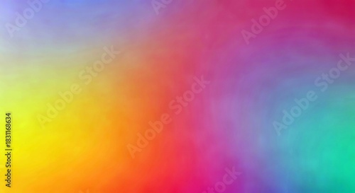A Softly Blended Abstract Background Displaying A Rich Spectrum Of Vibrant Colors Ranging From Warm Yellows To Cool Blues.