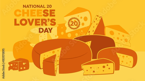 Celebrate National Cheese Lover's Day with delicious cheeses, share the joy of cheese, spread the cheesy love, perfect for food blogs and social media cheese promotions