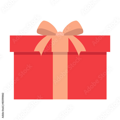 christmas gift box vector illustration