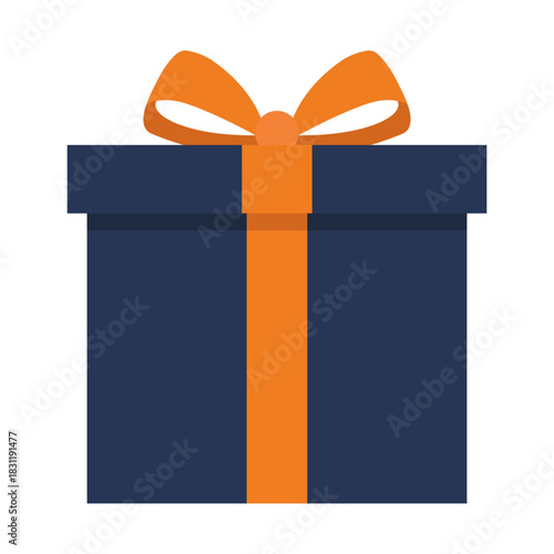 christmas gift box vector illustration