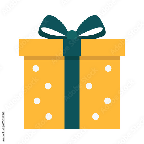 christmas gift box vector illustration