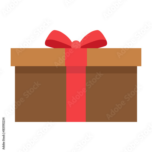 christmas gift box vector illustration