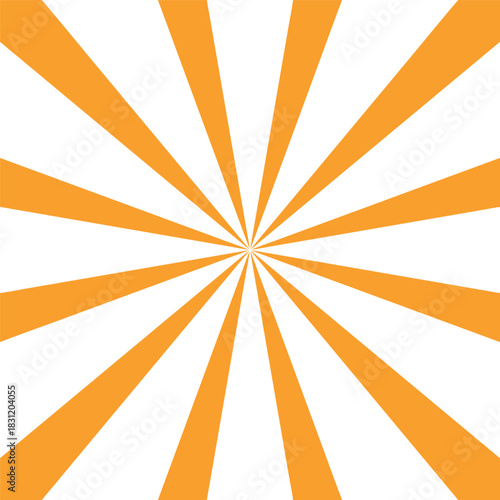 Abstract radial burst of yellow and white stripes emanating from a central point.