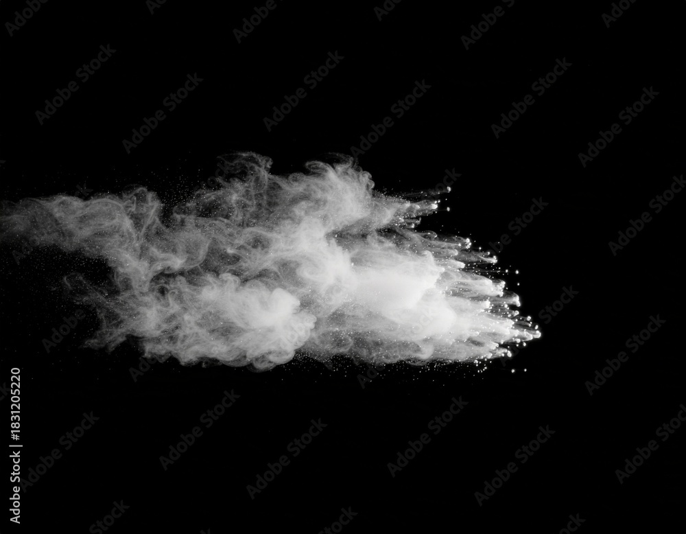 Obraz premium smoke on black background