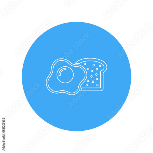 Fried Eggs Breakfast Icon
