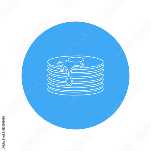 Stack of Pancakes Icon