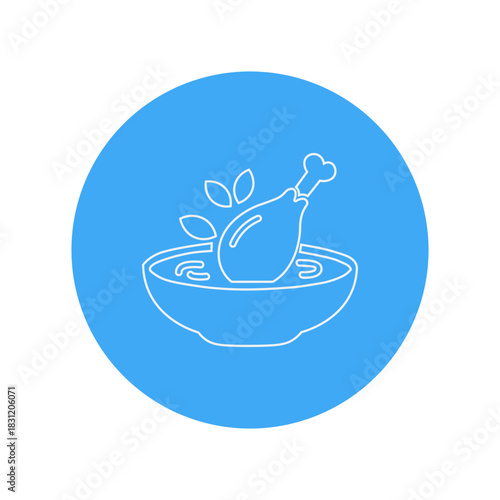 Chicken or Poultry Meat Icon