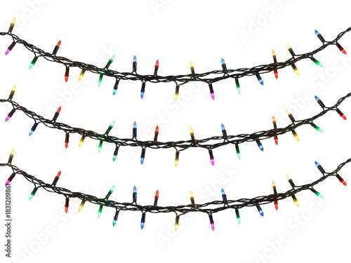 Festive Rainbow String Lights – Colorful Holiday Glow in Classic Design

