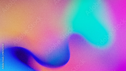 abstract unfocussed grainy background, colorful blurry gradient wallpaper