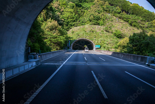 The many tunnels of the Shin-Tomei Expressway