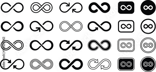 repetition, unbroken, illustration, infinity, abstract, eternal, variations, black, loop, others, solid, continuous, various, forever, direction, call, appearance., concept, end, limitless, symbol, si