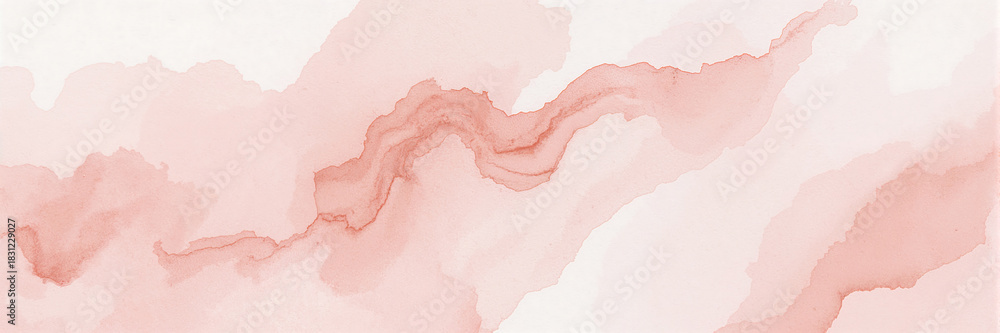 Fototapeta premium Abstract Watercolor Texture in Soft Pink Tones
