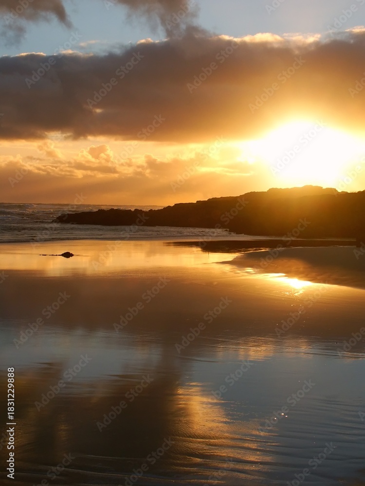 Fototapeta premium Sunset in Warrnambool Australia