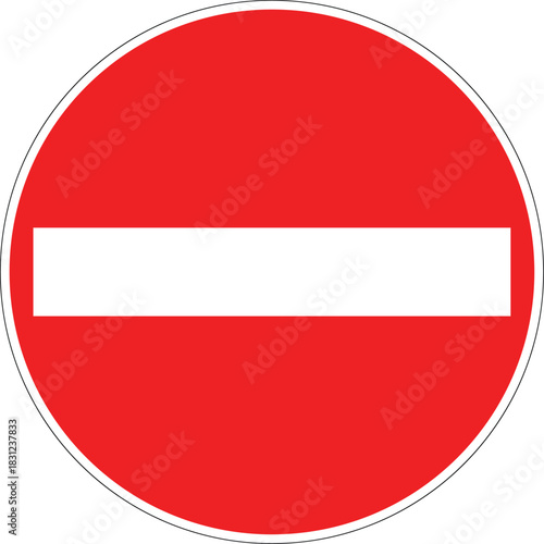 stop sign is prohibited, Stop traffic sign, red vector illustration for apps and webdesign, Wall Red Stop Sign Vector illustration EPS10 printable design.