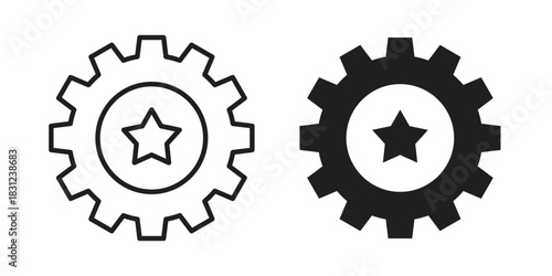 Potential icon. vector symbol logo illustration line editable stroke flat design style isolated on white