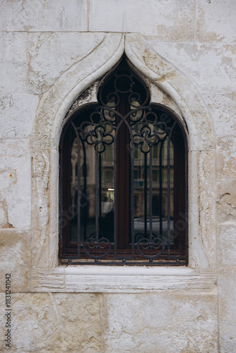 Wallpaper Mural Gothic arched window with elaborate wrought iron grille Torontodigital.ca